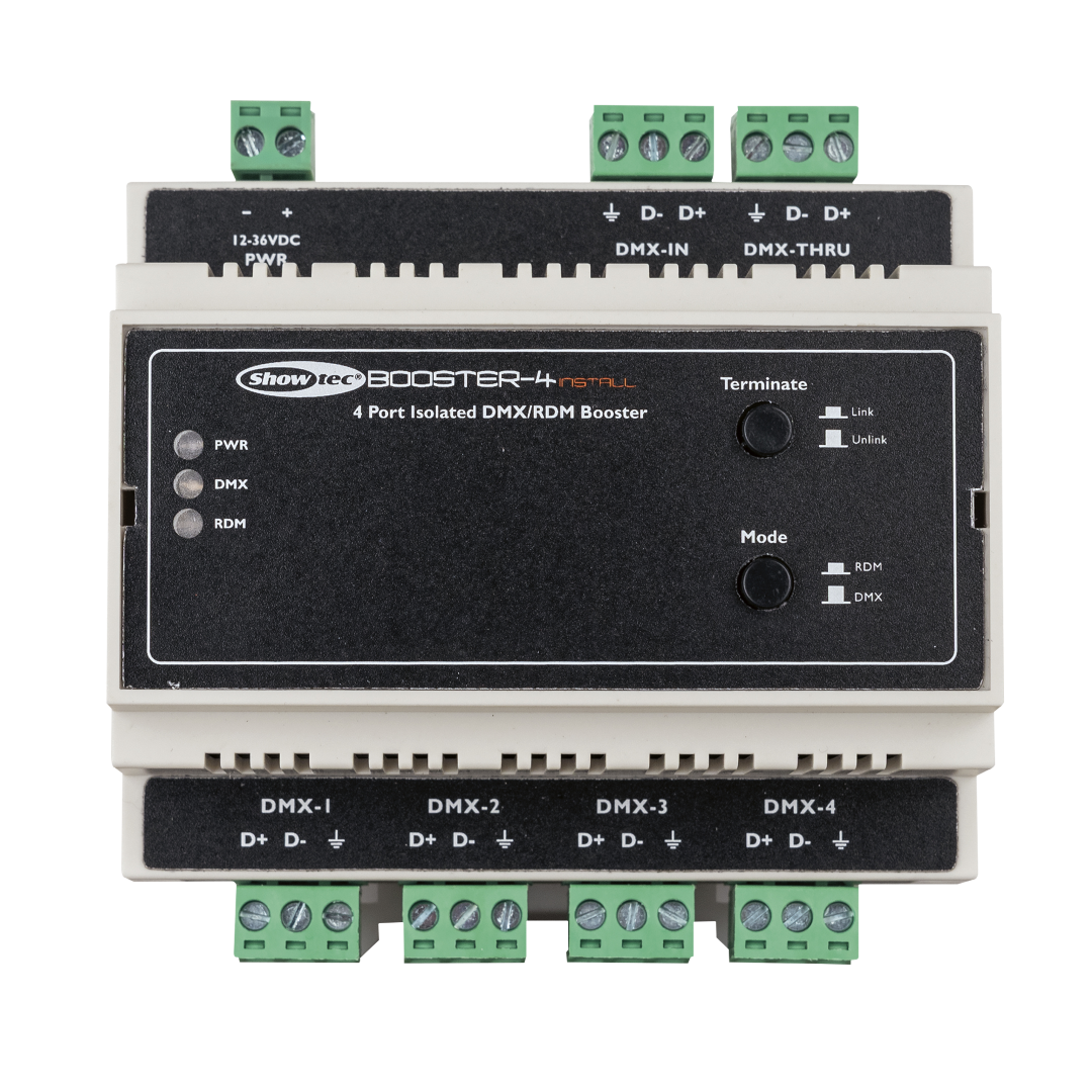 Booster-4 Install DIN-rail