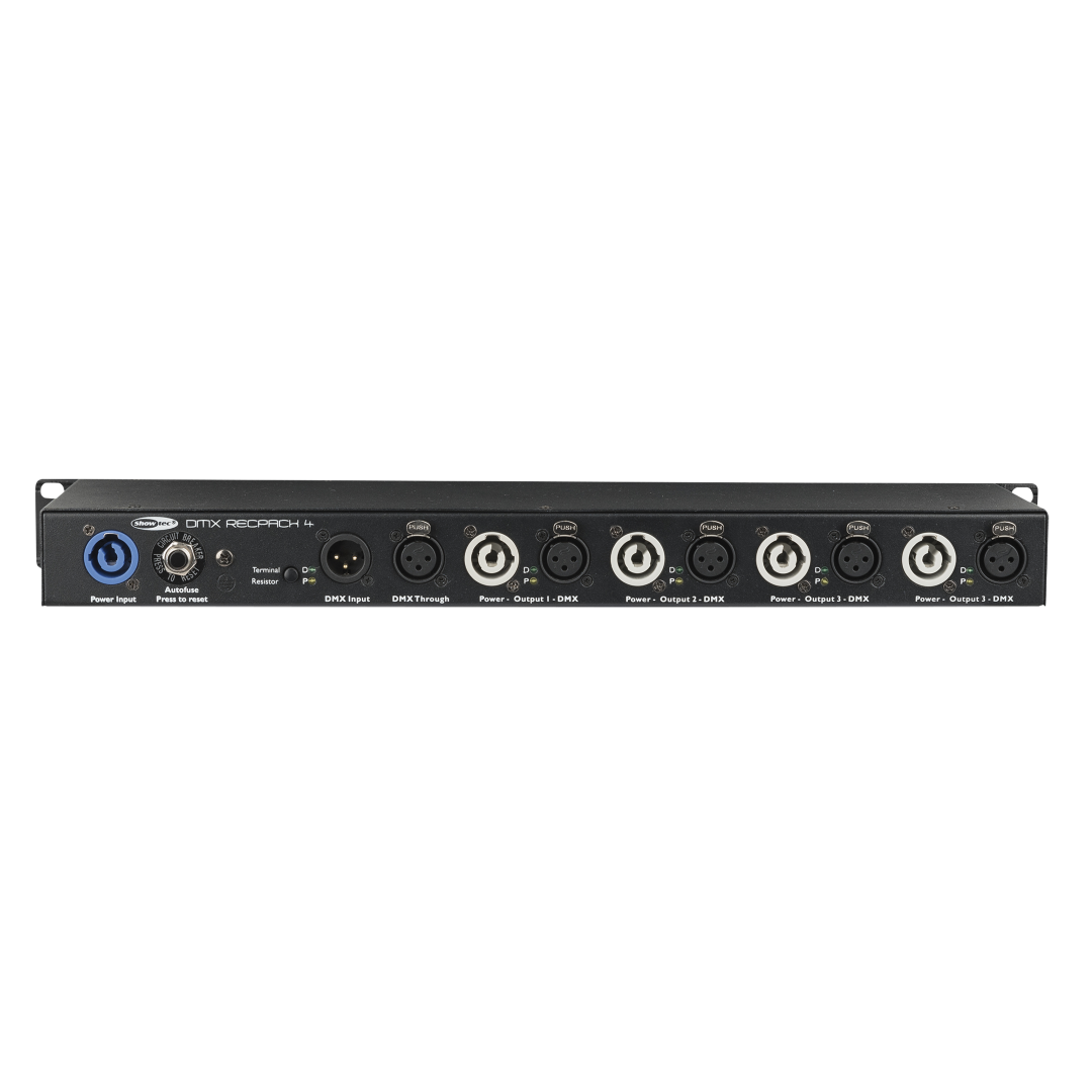 DMX Recpack 4 DMX-recorder met programmeerbare switchpack