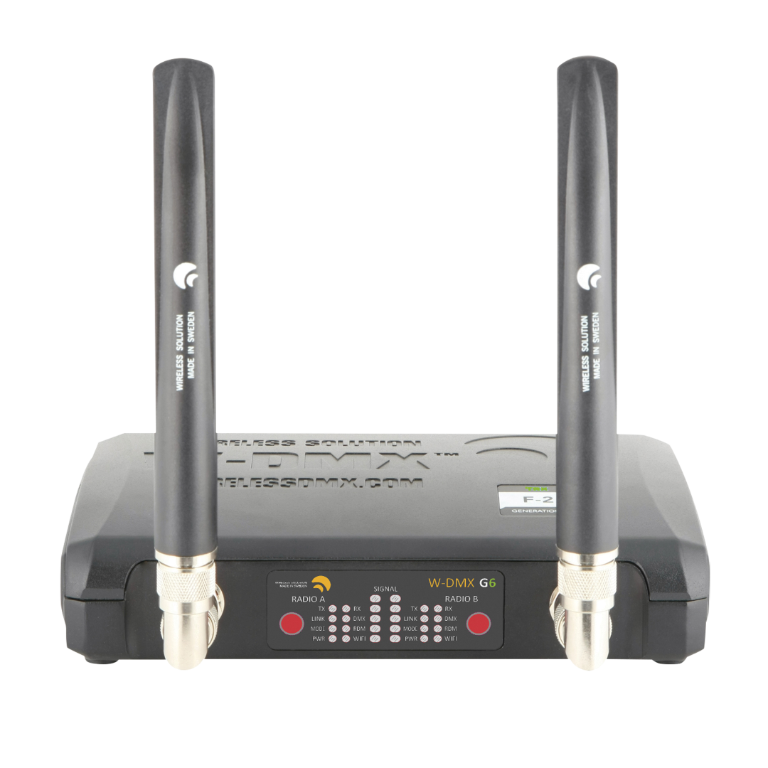 BlackBox F-2 G6 Transceiver Draadloze DMX, ArtNet & Streaming ACN zender & ontvanger