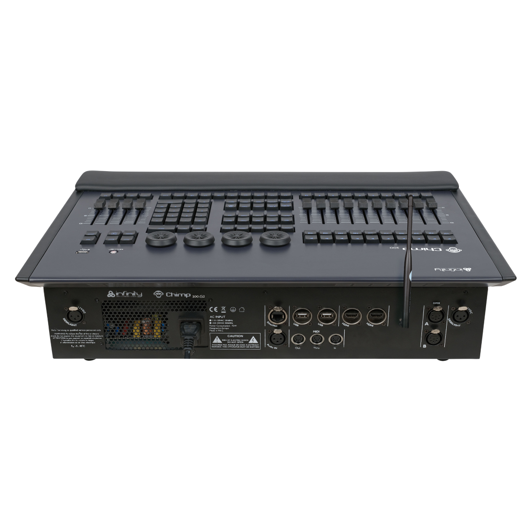 Chimp 100.G2 2 Universe DMX-console inclusief draadloze zender