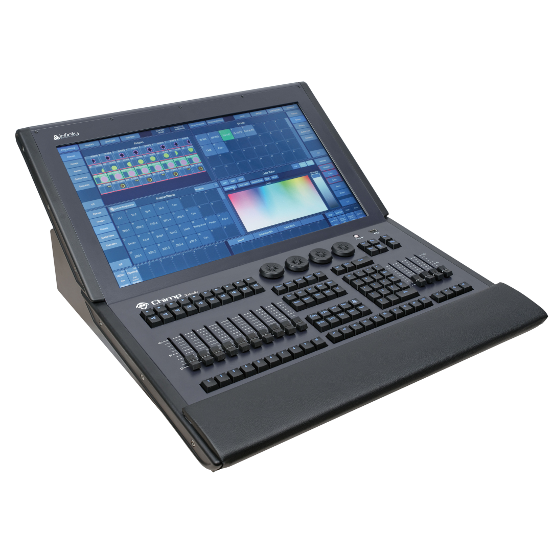 Chimp 300.G2 DMX-console met 4 universes, inclusief Wireless-zender