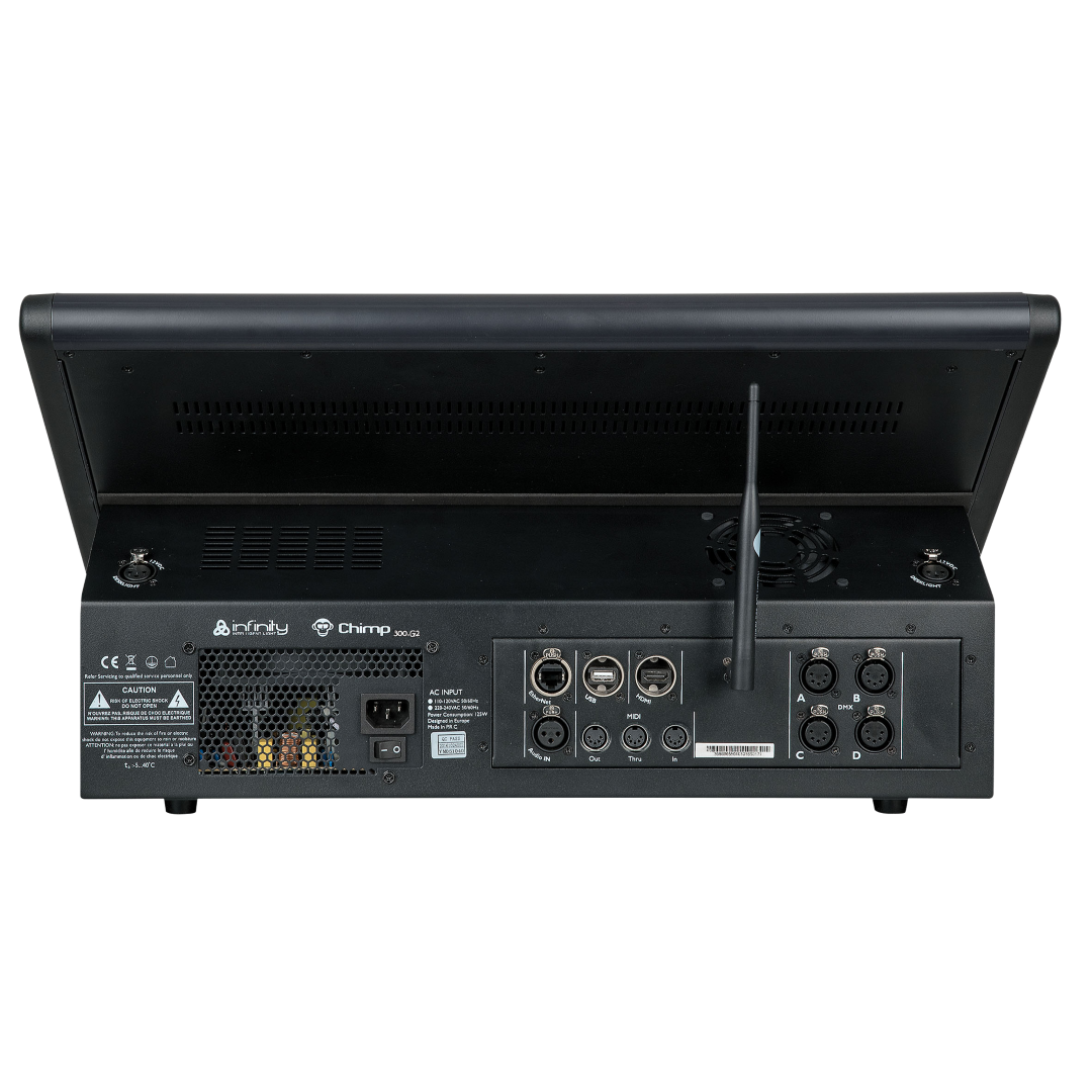 Chimp 300.G2 DMX-console met 4 universes, inclusief Wireless-zender