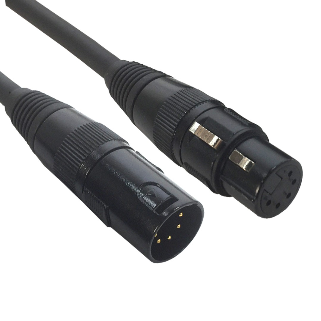 AC-DMX5/5 - 5 p. XLR m/5 p. XLR f 5m DMX