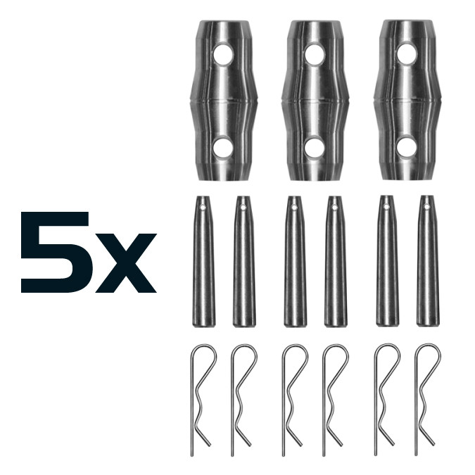 DT 43/2-C61-XUD 6-Weg X-Kruispunt 90 Graden + Up/Down – Driehoek Truss