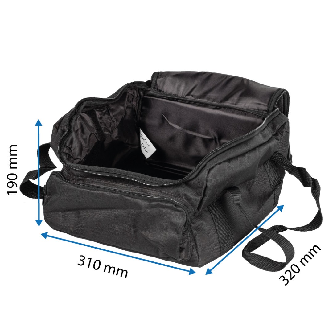 ASC-AC-130 Nylon tas met rits 31 x 32 x 19 cm hoog -