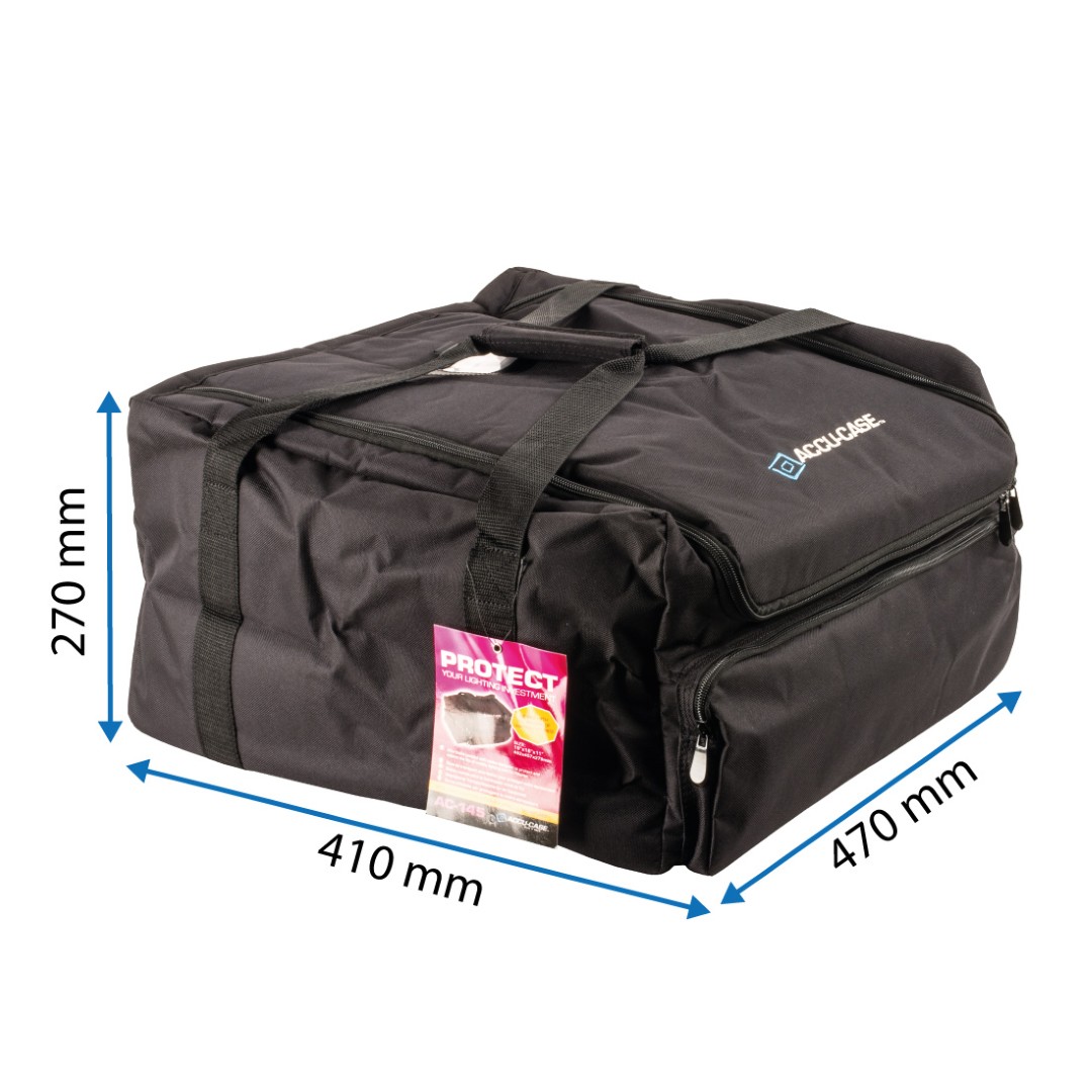 ASC-AC-145  Nylon tas met rits 470 x 410 x 270 mm
