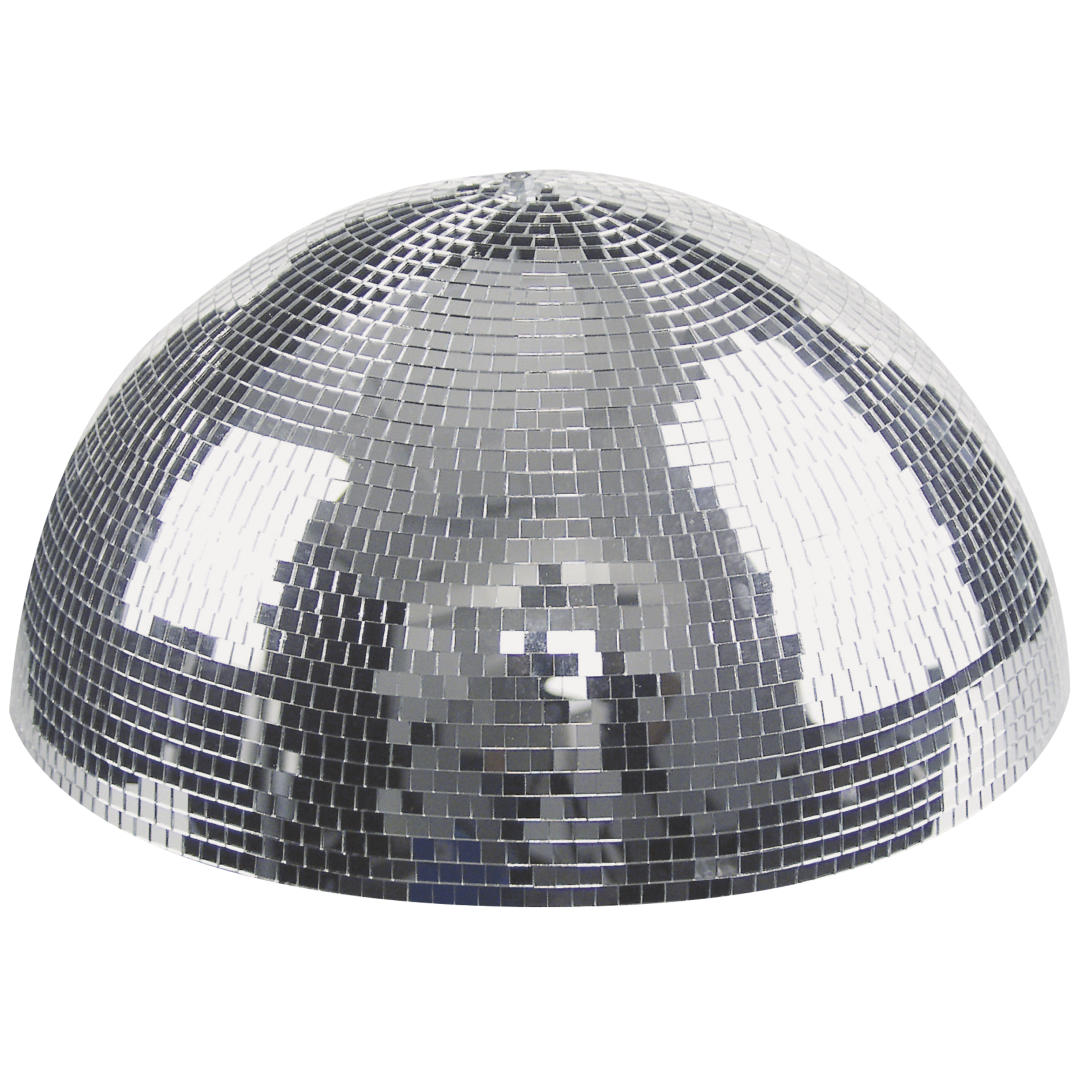 Half Mirror Ball 40 cm halve spiegelbol voor plafondmontage met motor