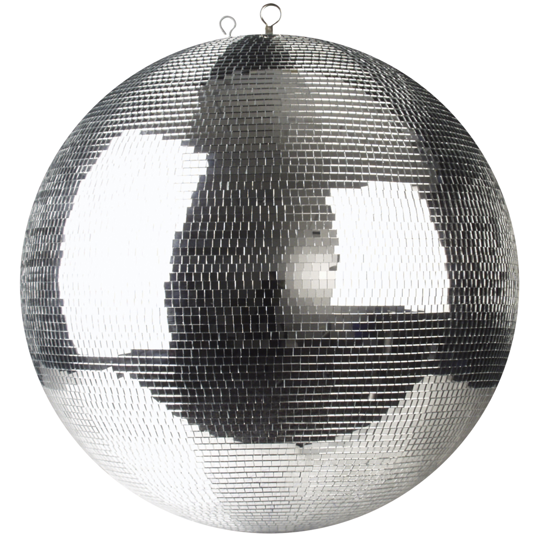 Professional Mirror Ball 5 x 5 mm spiegelbol zonder motor, 40 cm