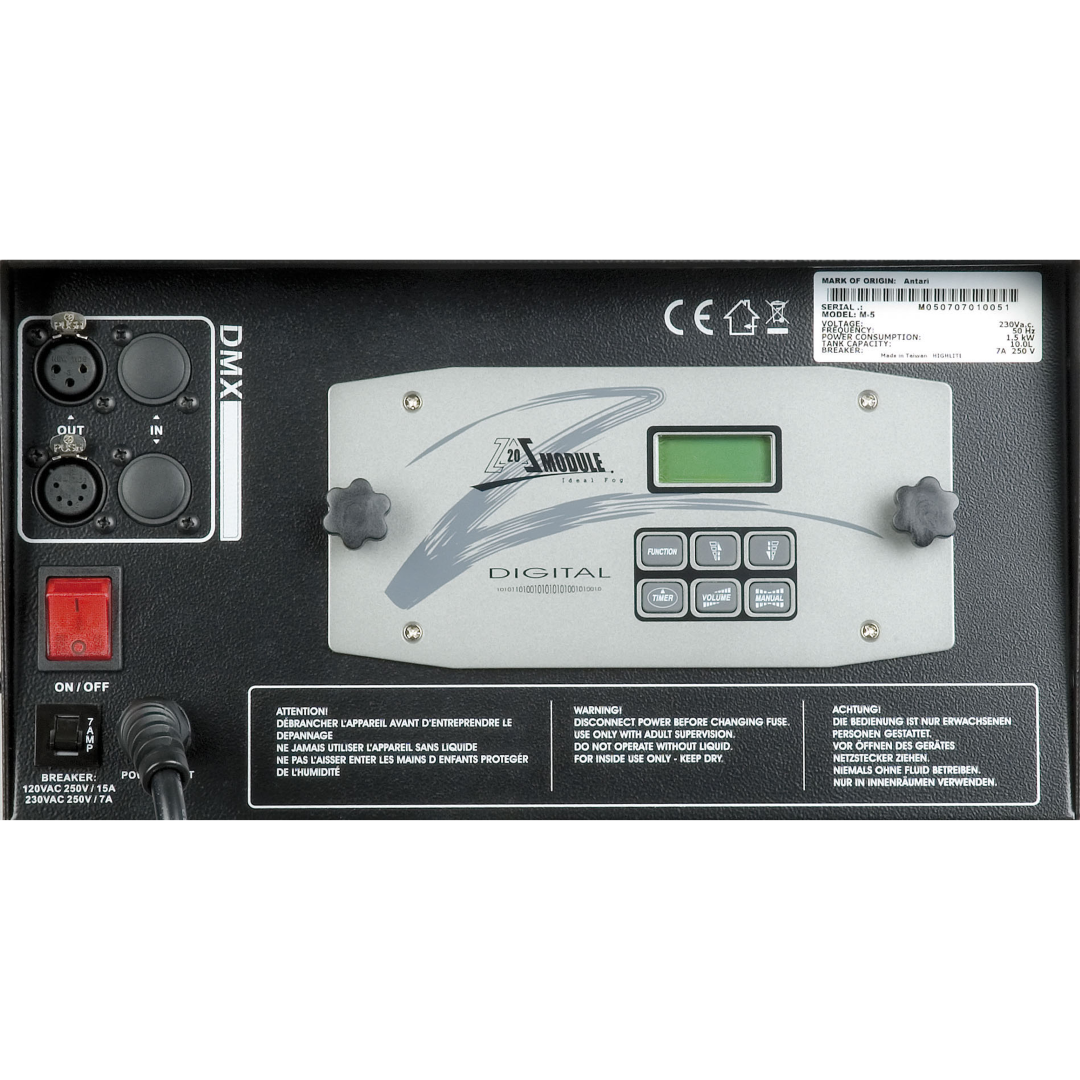 M-5 Tour Fogger 1500W rookmachine voor het podium