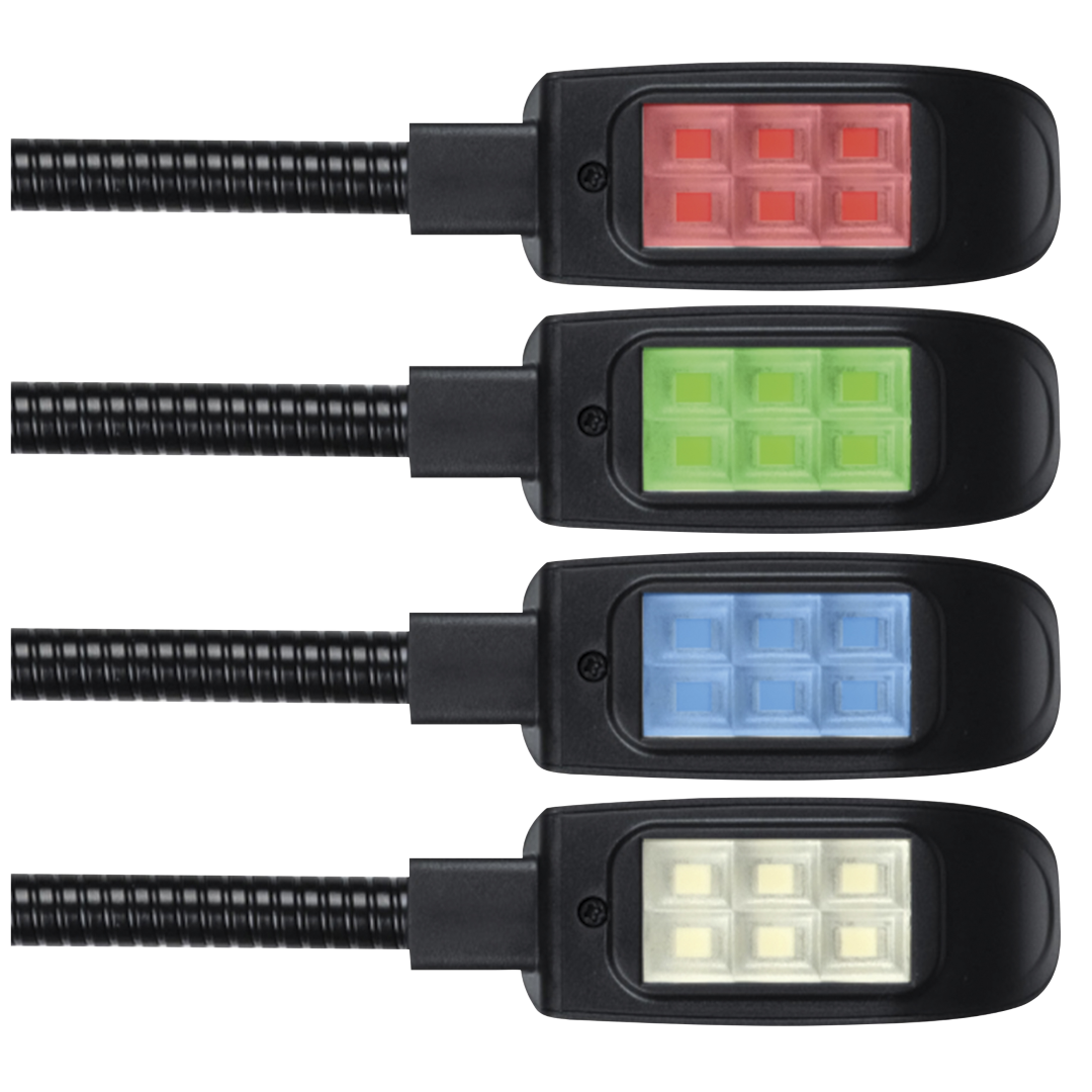 GooseLight XLR, RGBW 45 cm - 4-pins recht - dimbaar