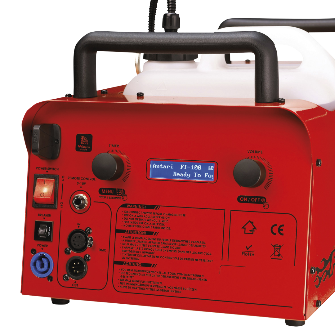 FT-100 1500W-rookmachine voor brandoefeningen