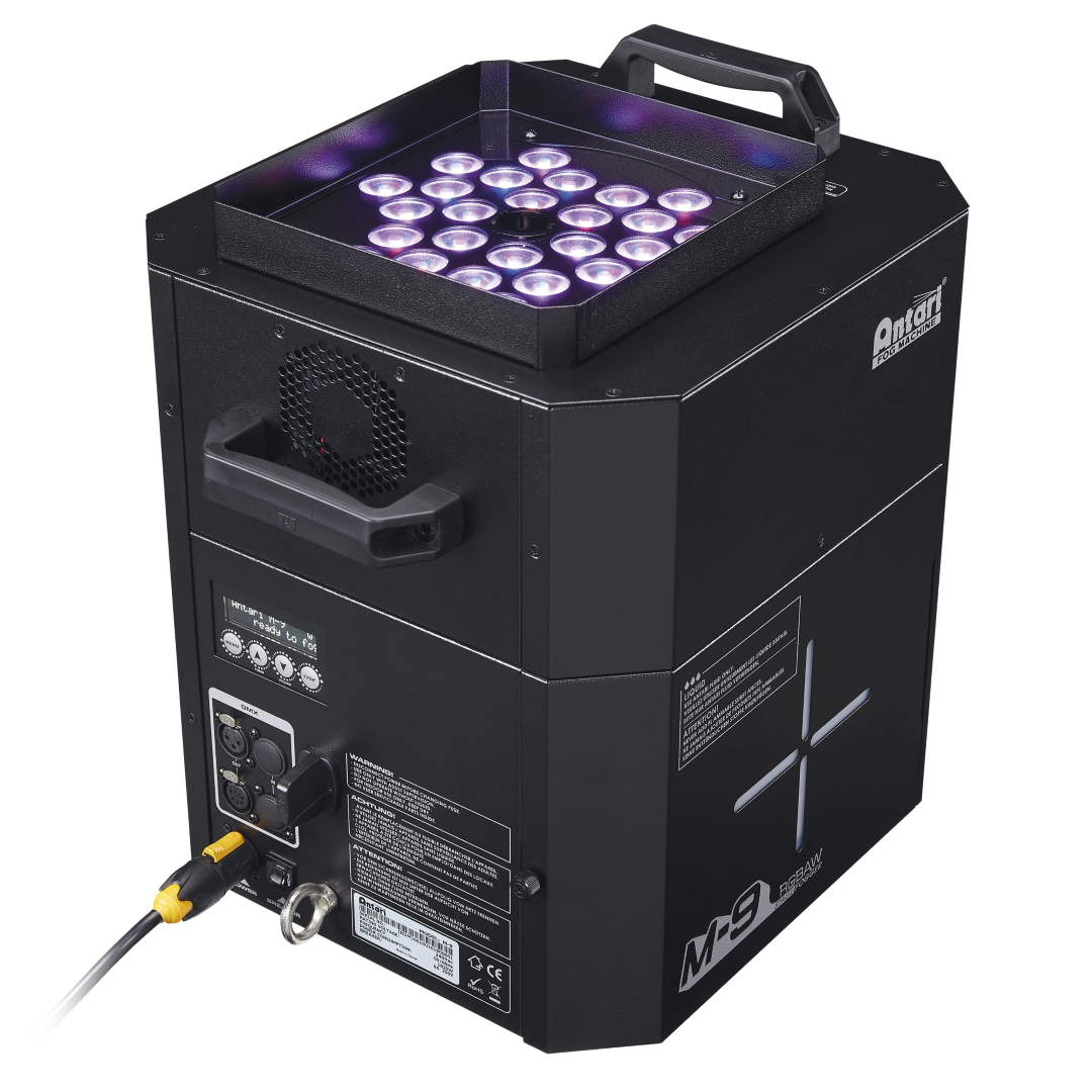 M-9 Jet 1800 W Pro CO₂-simulatie RGBAW Jet Fogger