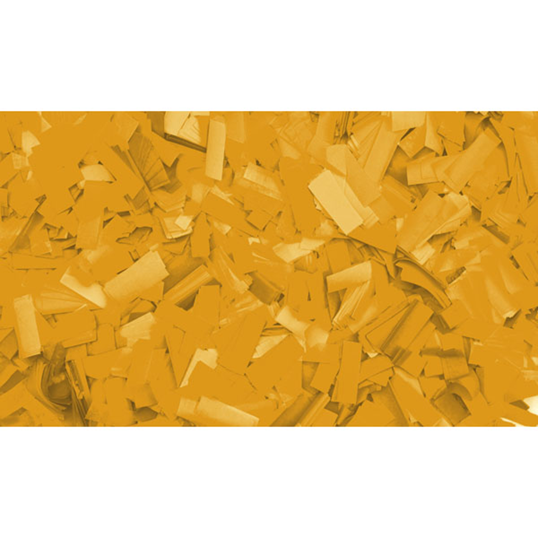 Neon Confetti - Rectangle Fluorescerend oranje, 55 x 17 mm, 1 kg, brandvertragend