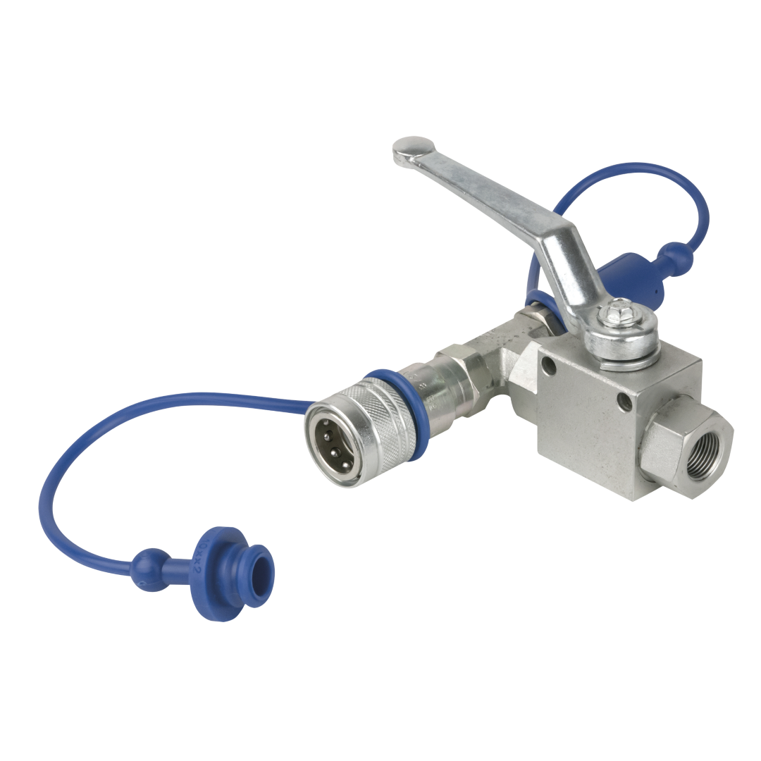 CO₂ 3/8 Q-lock Release Valve Gesloten systeem
