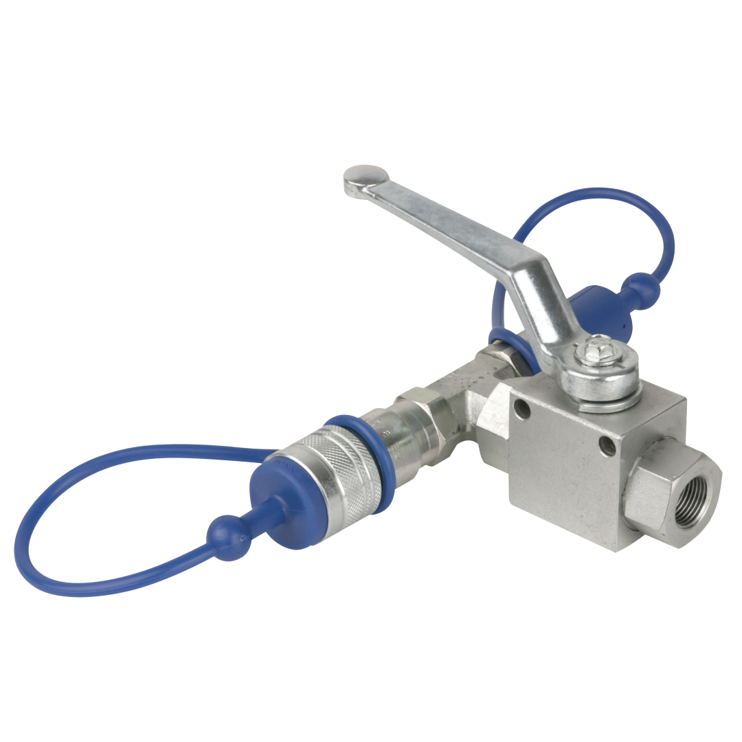 CO₂ 3/8 Q-lock Release Valve Gesloten systeem