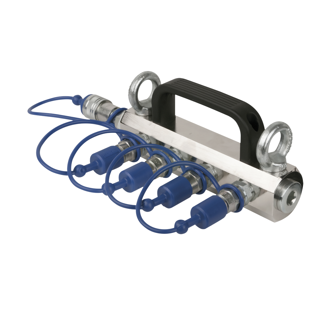 CO₂ 3/8 Q-Lock 4-way Distributor Gesloten systeem