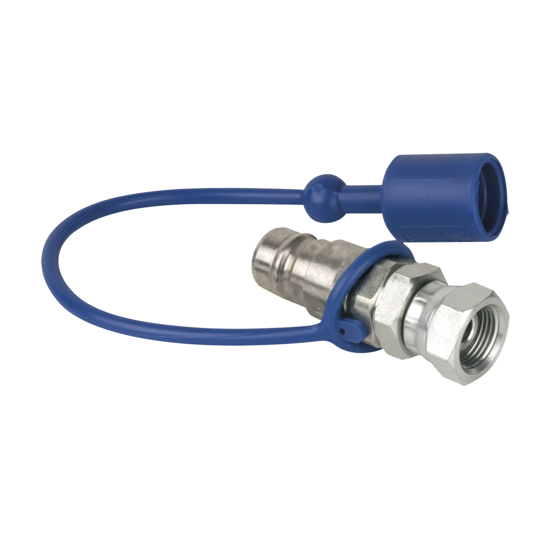 CO₂ 3/8 to Q-Lock Adapter male Gesloten systeem