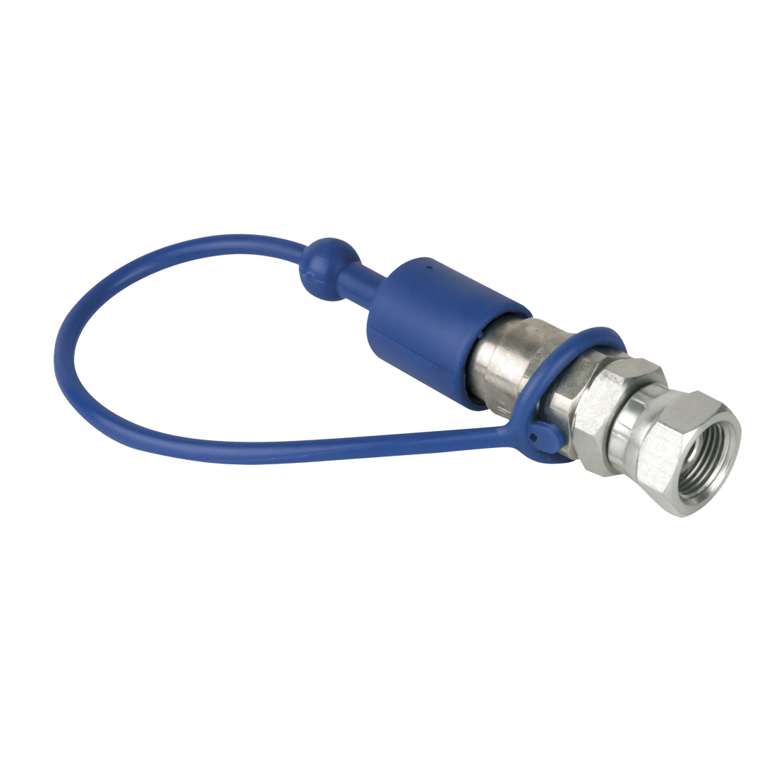 CO₂ 3/8 to Q-Lock Adapter male Gesloten systeem