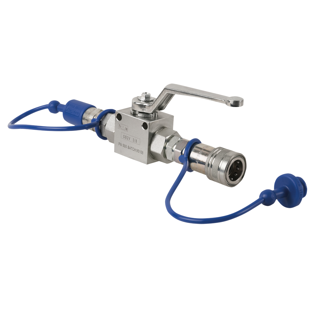 CO₂ Q-Lock Shut-off Valve Gesloten systeem