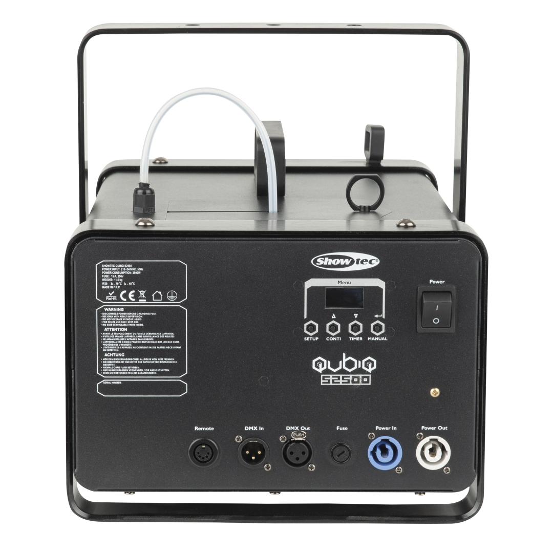 QubiQ S2500 Smoke Machine High-performance 2500 W rookmachine