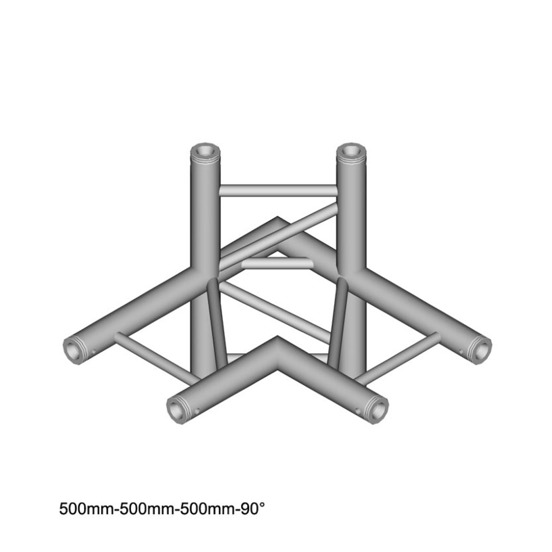 DT 32/2-C44H Horizontale 4-Weg Hoek