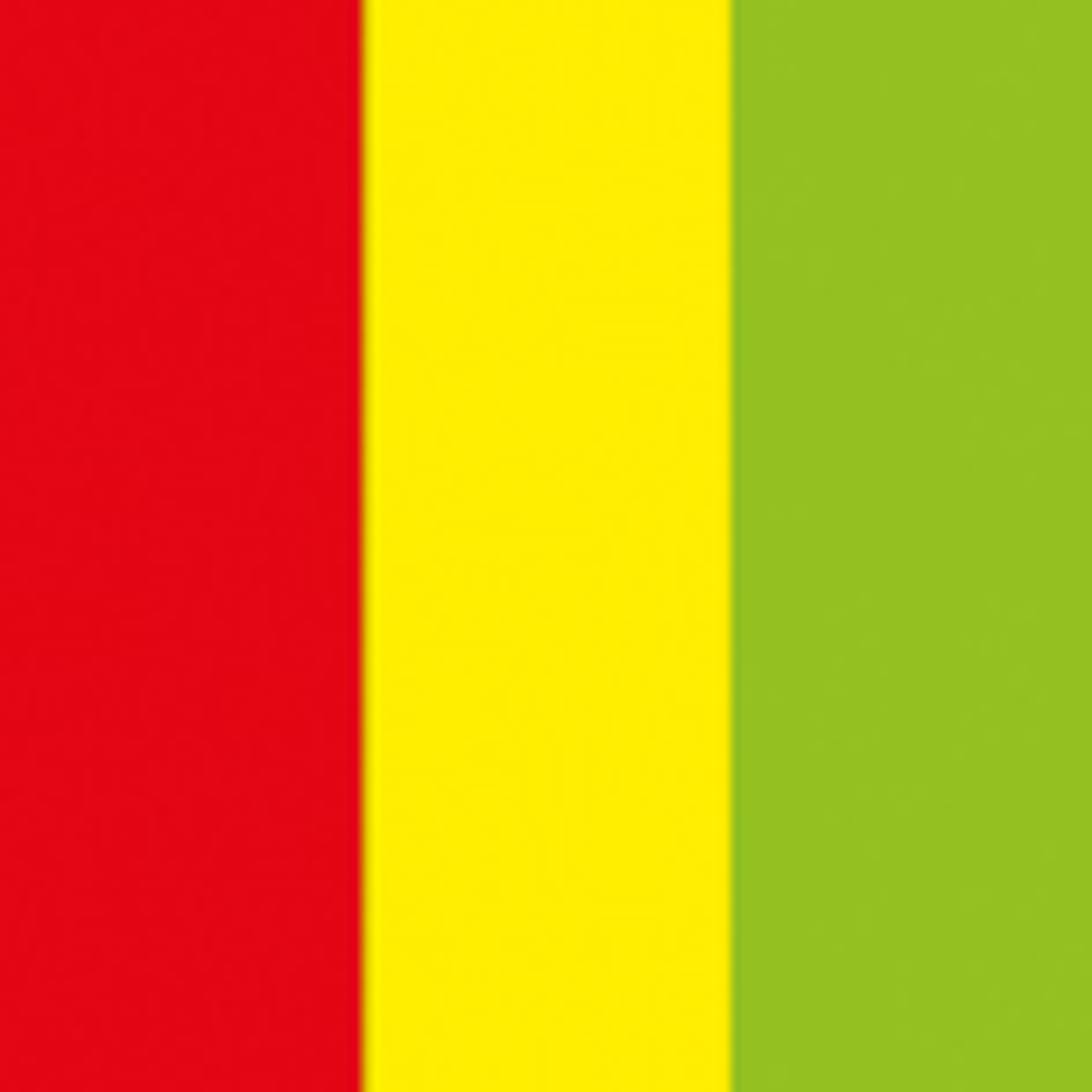 Handheld Confetti Cannon Pro 80 cm, rood/geel/groen, brandvertragend en biologisch afbreekbaar