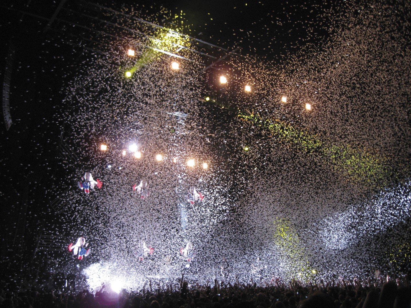 Electric Confetti Cannon 50 cm, wit, brandvertragend en biologisch afbreekbaar
