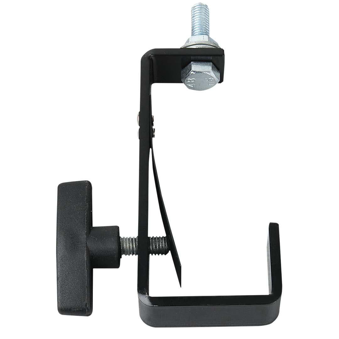 50 mm Pipe Clamp Long with Protection SWL: 20 kg - staal - zwart