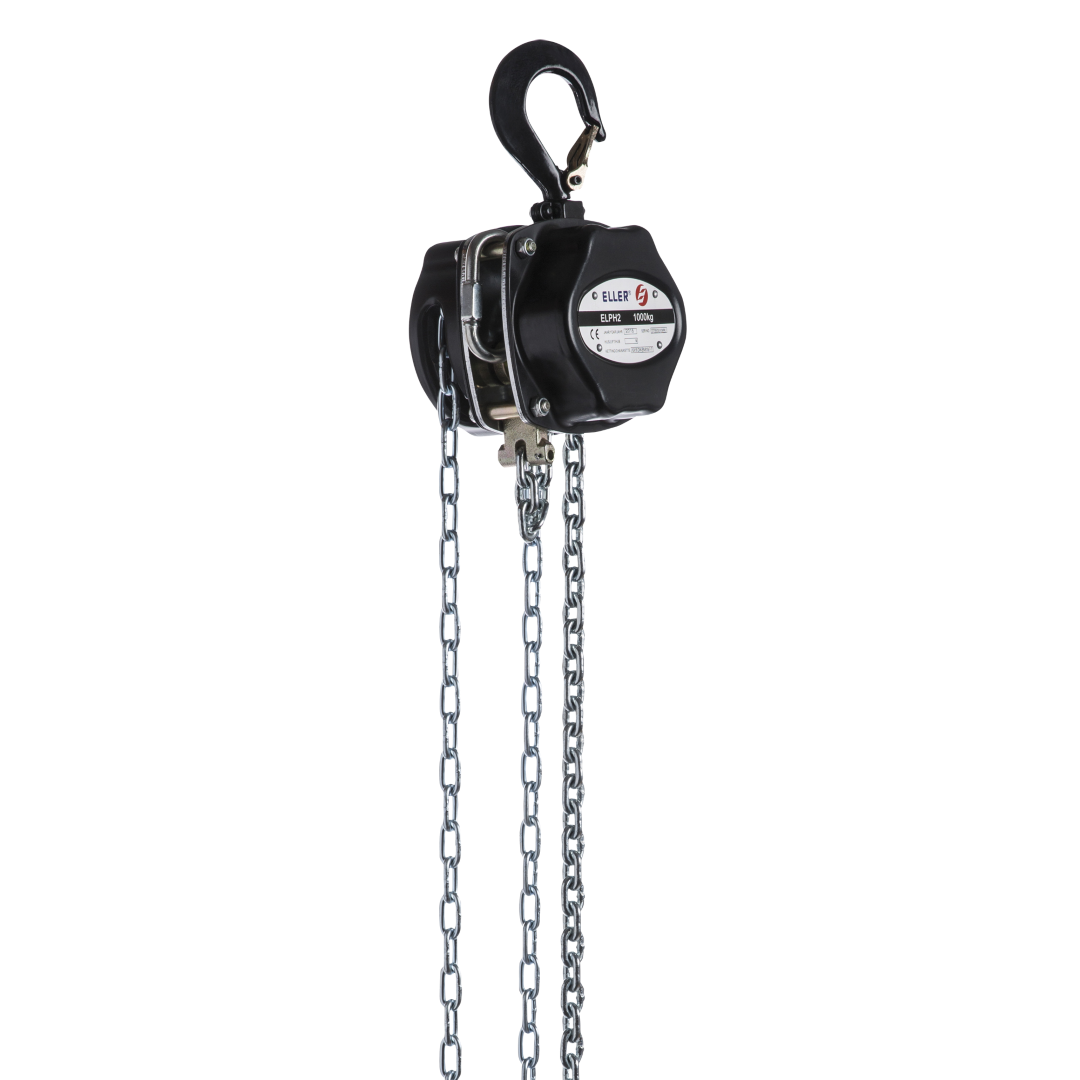 PH2 Manual Chain Hoist 1000 kg Hijshoogte 12 m - Met overlastbeveiliging