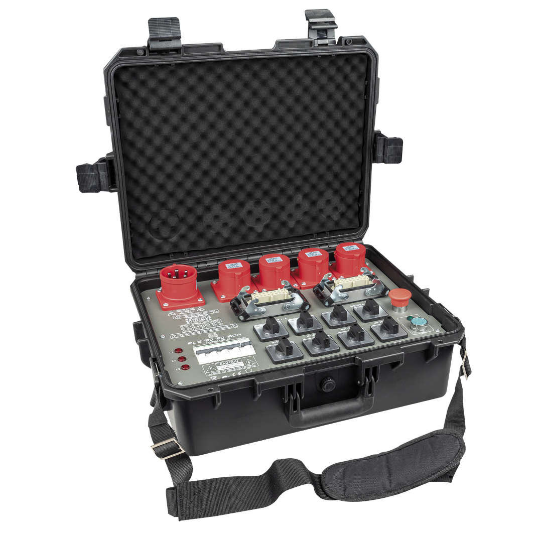 PLE-30-80 Direct Control Chain Hoist Controller - Box version 8-Kanaals