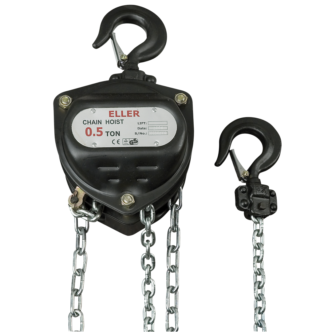 PH2 Manual Chain Hoist 500 kg Hijshoogte 6 m - Met overlastbeveiliging