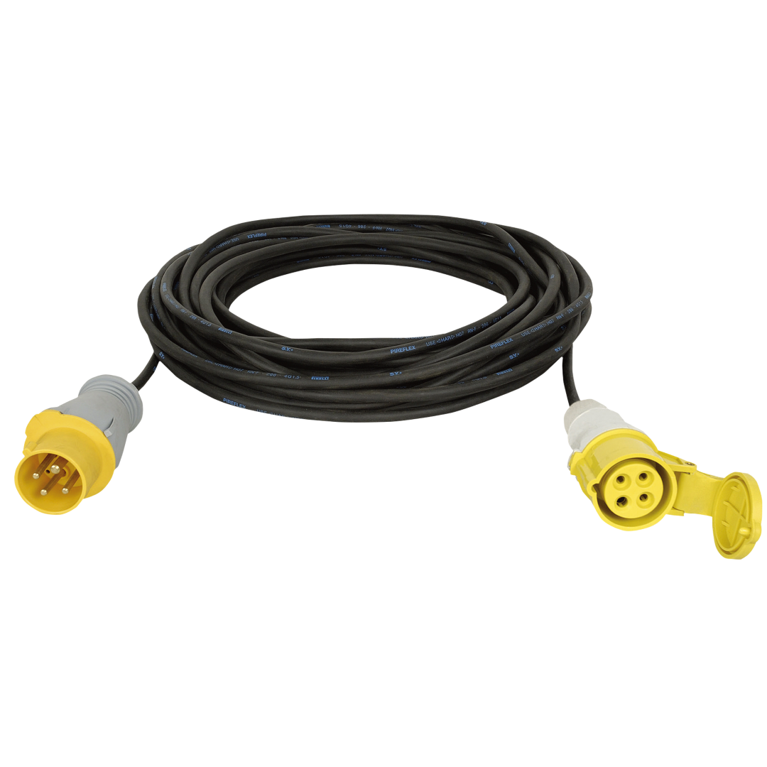 Motor cable CEE 4P 16 A Yellow 20 m