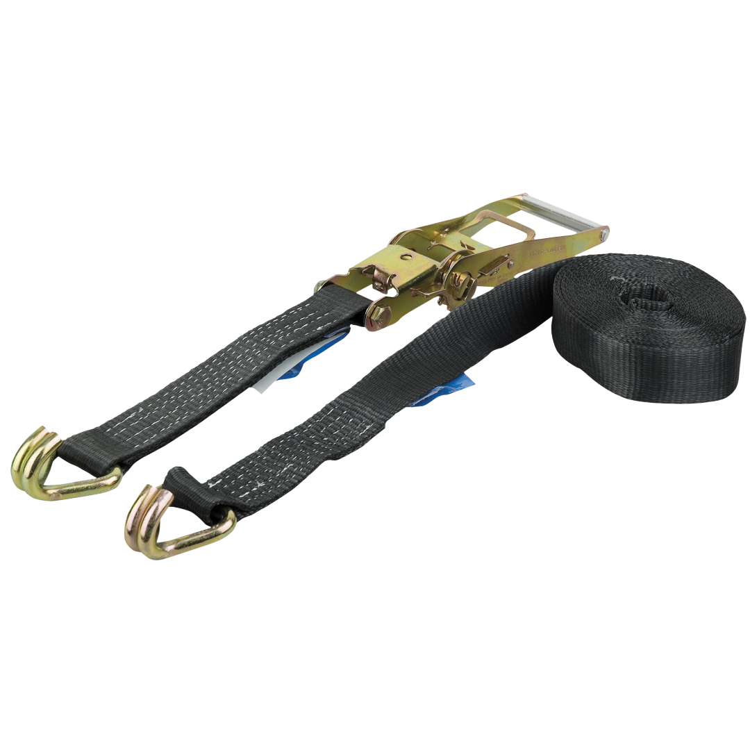 Spanband losse ratel 9 meter 50mm breed Double Strap 5000 kg