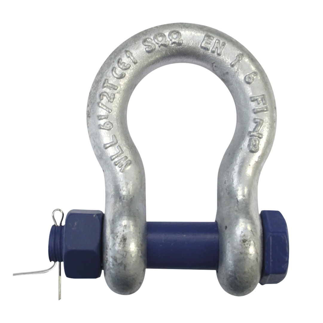 Chain Shackle, Nut - Bolt WLL: 6,5 T - zilver