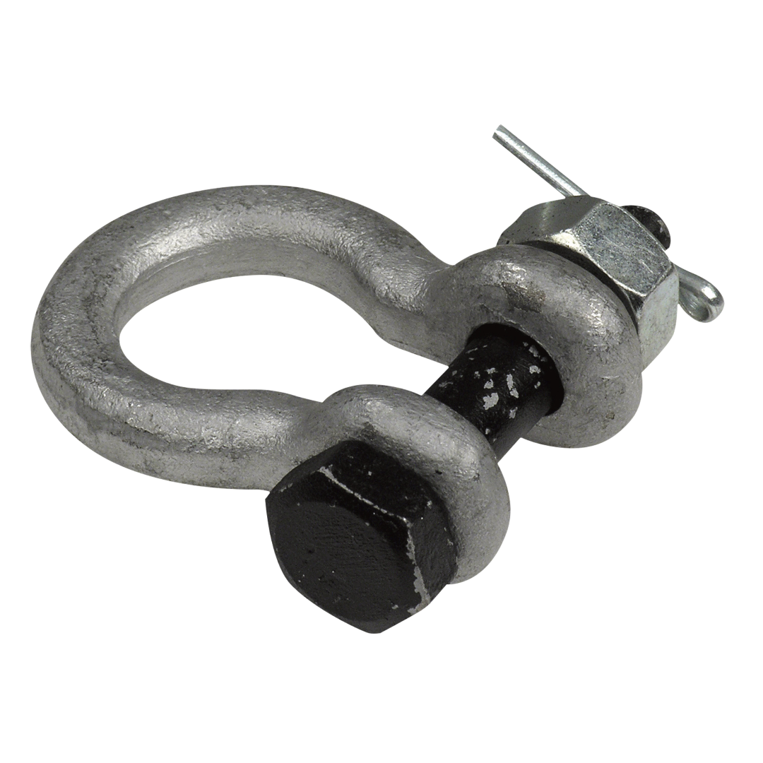 Chain Shackle, Nut - Bolt WLL: 1 T - zilver