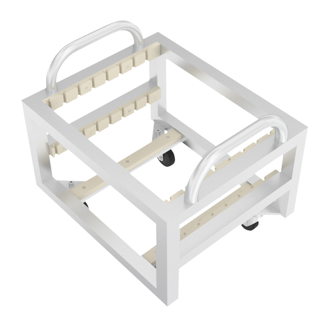 Baseplate Trolley | Baseplate houder (Voor 8x 60 x 60 cm Voetplaten