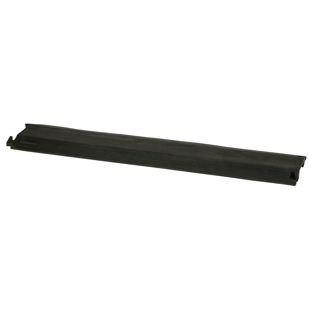 Cable Cover 1 Met 1 kanaal - zwart rubber