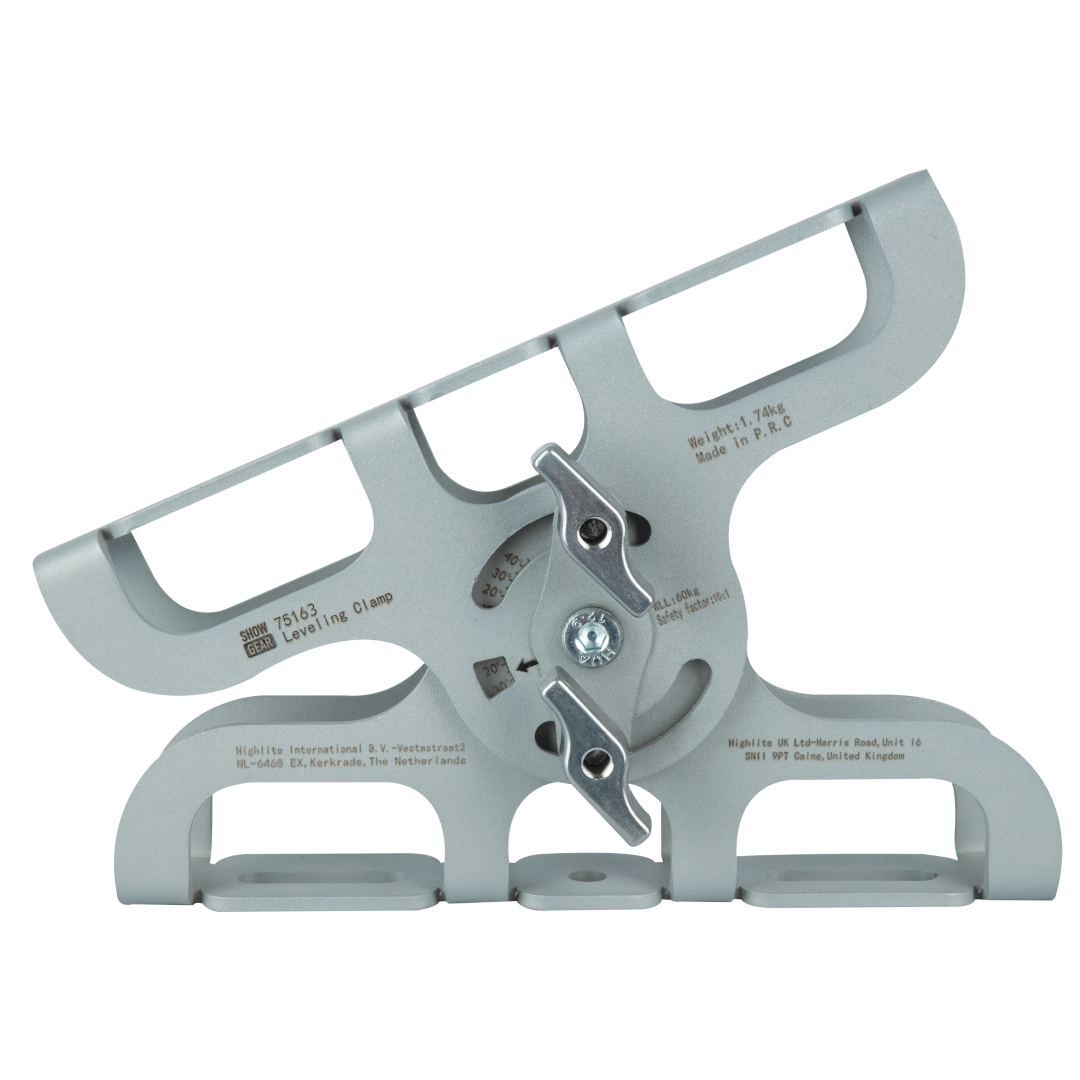 Levelling Clamp - Silver Compenseert bevestigingshoek