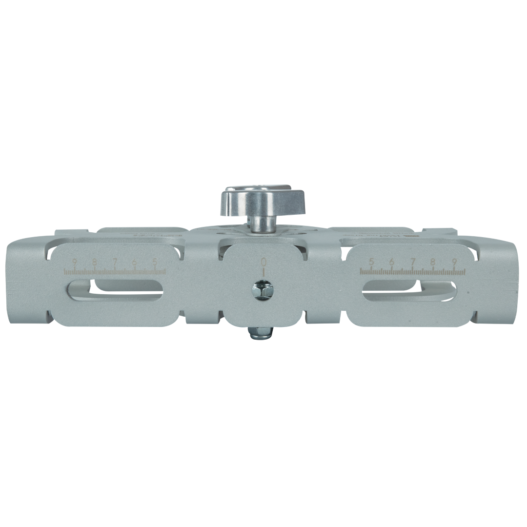 Levelling Clamp - Silver Compenseert bevestigingshoek
