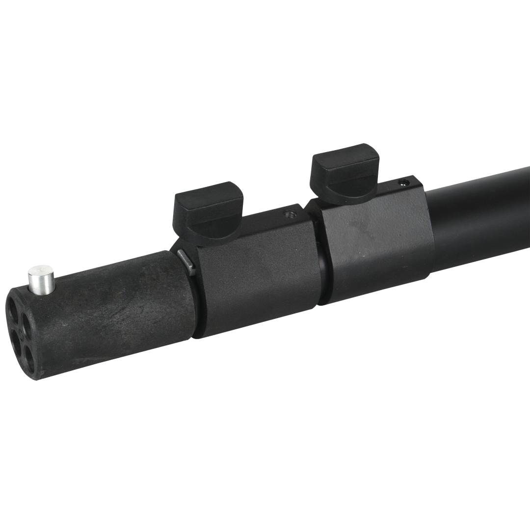 Pipe & Drape Staander Zwart 3 Secties - 180 tot 420 cm 