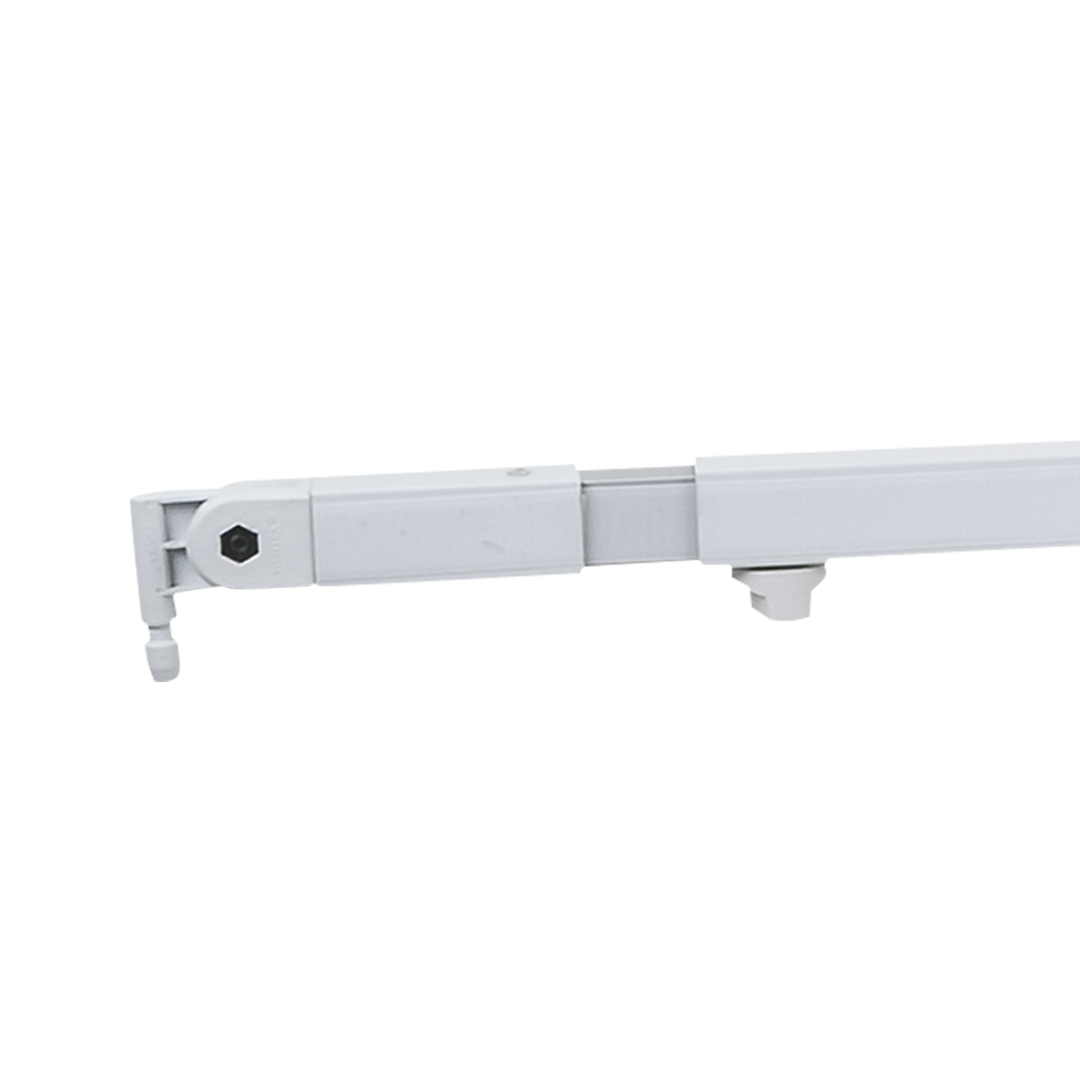 Telescopic Drape Support 90 - 120 cm Wit Ligger Pipe & Drape 