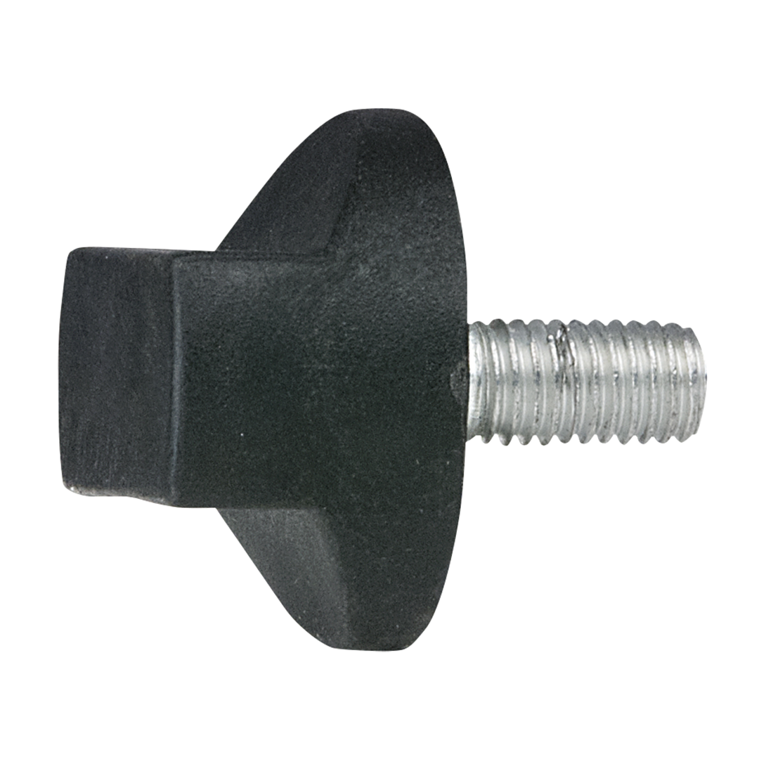 Pipe & Drape Draaiknop voor staander | Zwart (M10 x 20 mm)