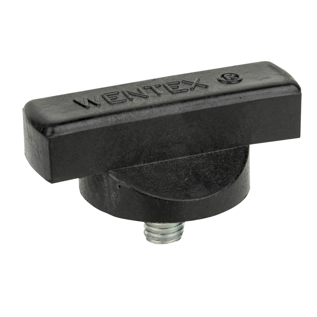 Draaiknop onderdeel M10 x 12 mm Zwart Pipe & Drape