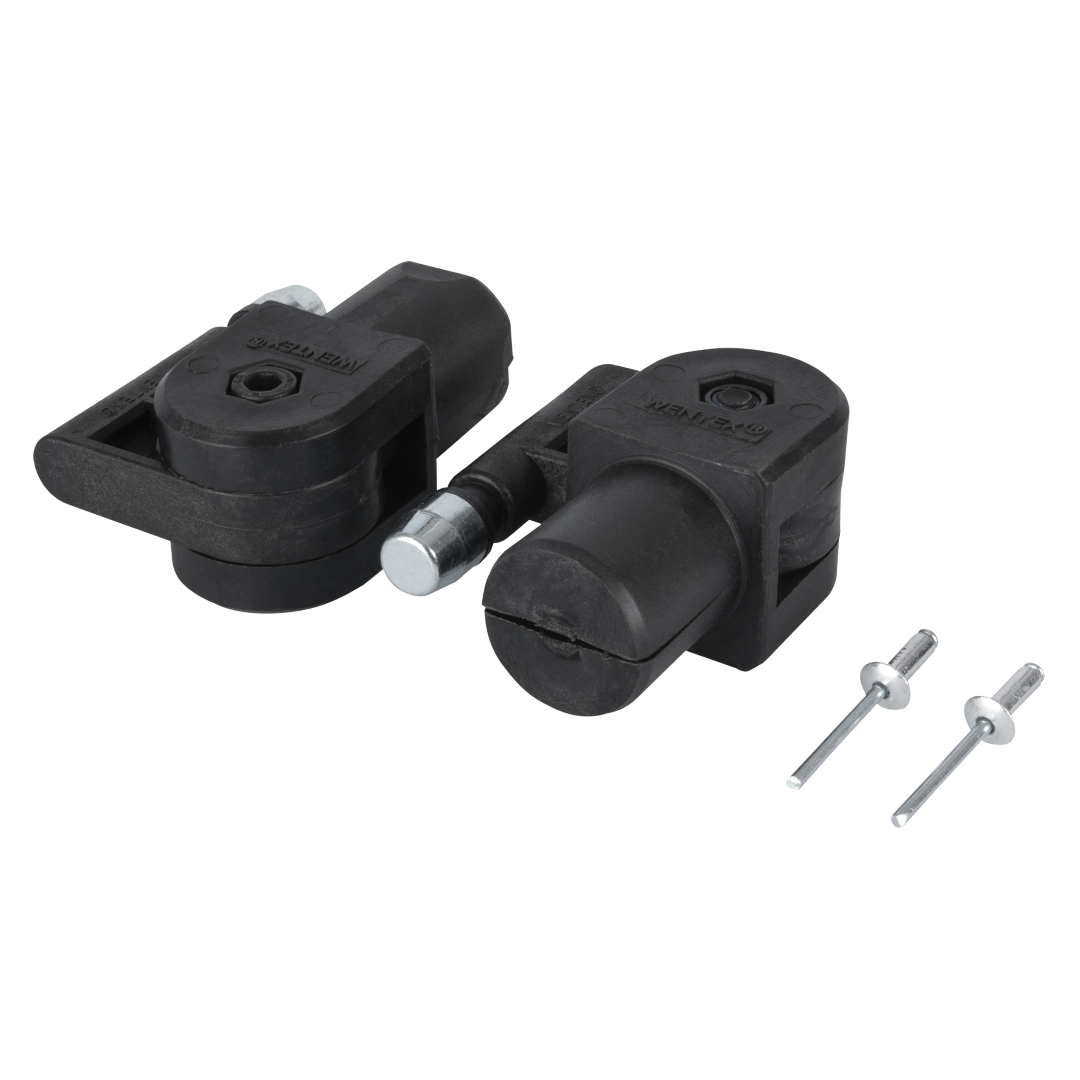 Pipe & Drape onderdeel ligger | Zwart (Ø 31 mm / Ø 36 mm)