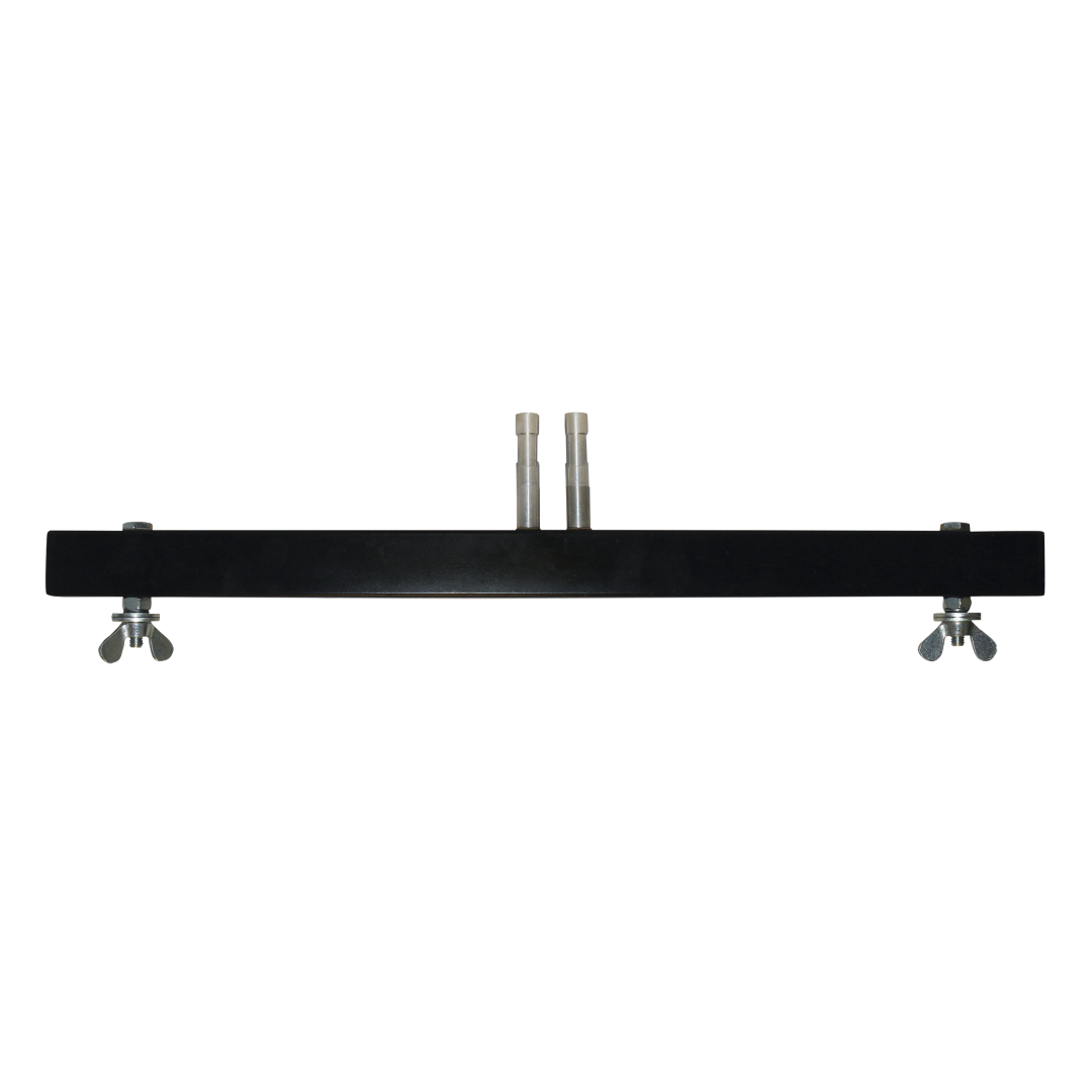 4-Point T-Bar 60 cm Zwart  Dwarsbalk voor op de Pipe & Drape staander voor twee spots