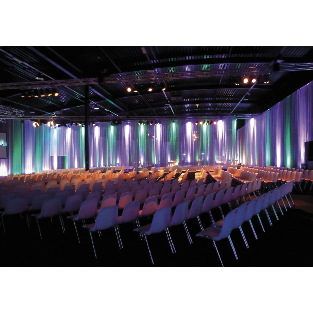 Voile CS Curtain, 55 gram/m² Wit - 300 x 400 cm (B x H) - ongeplooid