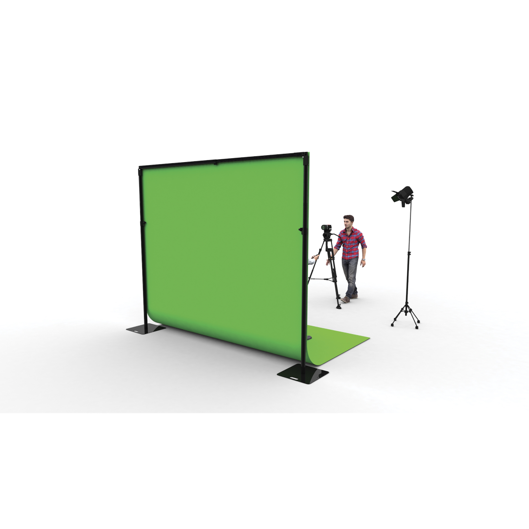 Pipe & Drape Green screen 590 x 300 cm doek