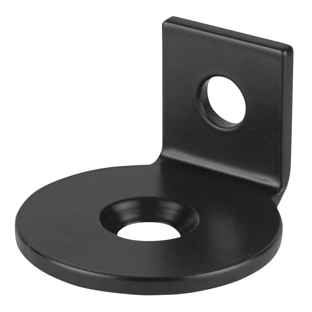 Angled Bracket for 4-way Connector Zwart 