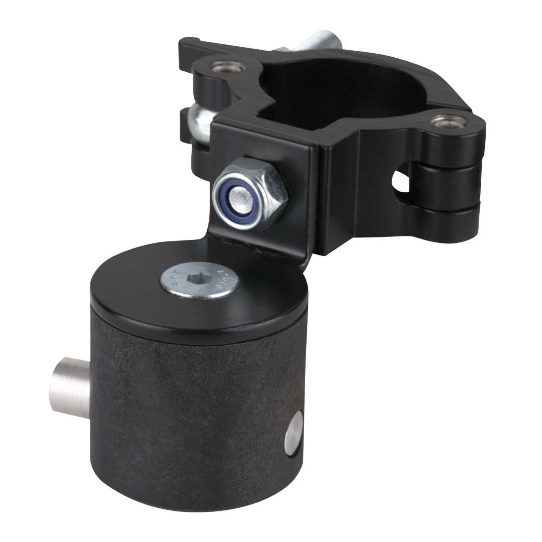 Angled Bracket for 4-way Connector Zwart 