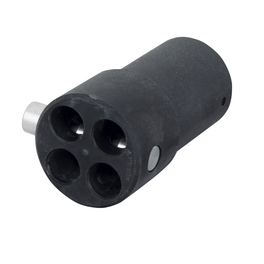 4-Weg Vervangende Connector Ø 50,8 mm Zwart voor staande Pipe & Drape